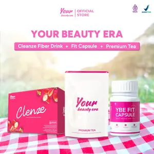 [PAKET LENGKAP] Your Beauty Era - 3-in-1 Wellness Booster | All In One Package | Aloe Vera Psyllium Husk Teh Hijau