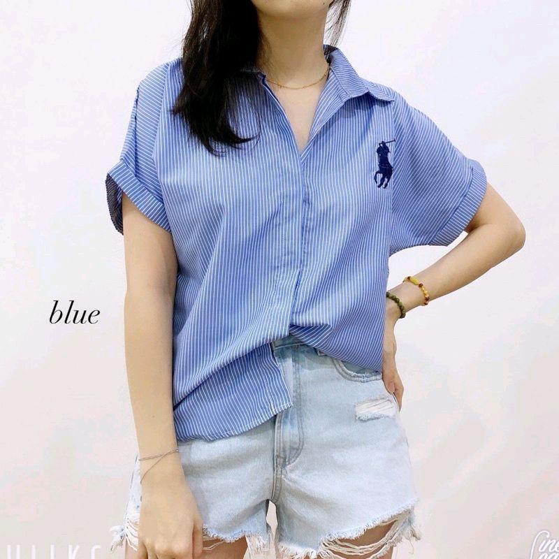 KEMEJA SALUR POLOO BORDIR / KEMEJA WANITA CASUAL 2