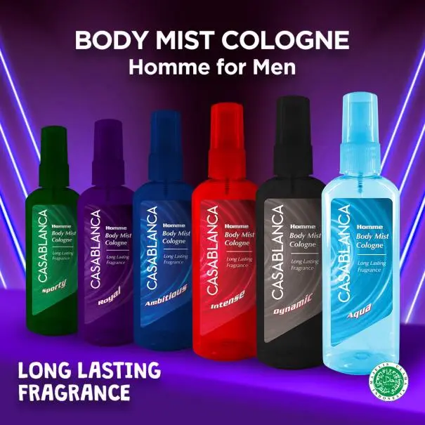 Casablanca HOMME Body Mist Cologne 100ml Perfume Tubuh Wangi ALL VARIAN 7