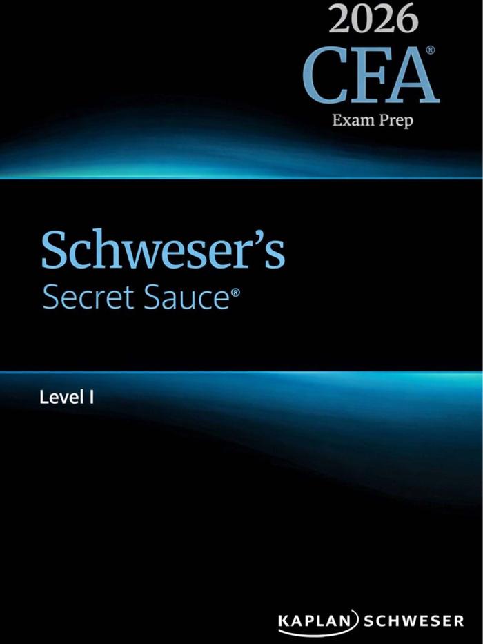 Jual CFA 2026 LEVEL 1 Schweser Secret Sauce - eBook (DVD) - Kab. Sleman ...
