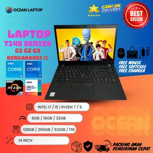 Ocean Laptop Kerja T14S Series G3 G2 G1 Core i7 / i5 | T | Ryzen 7 / 5 RAM 8GB / 16GB / 32GB SSD 512GB