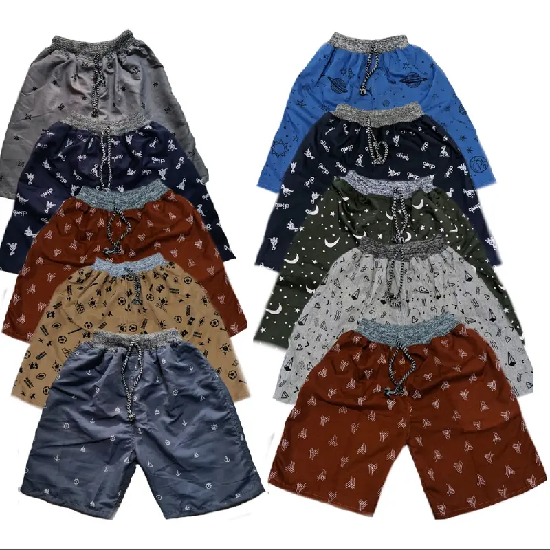 PAKET 50 RB DAPAT 5 PCS CELANA ANAK PRINTING umur 3 - 12 thn Motif Fashion Celana Pendek 3