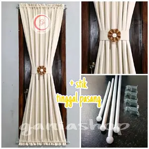 Gorden Kupu Kupu blackout gorden jendela FULL SET