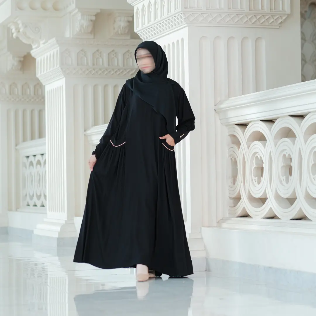 KUPNAD | Abaya Wanita Daily Muslimah Syar’i Busui Friendly Adem, Modern & Nyaman | Hanum Abaya