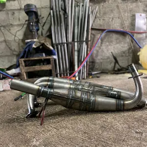 knalpot kolong blayer plipit rx king bisa req ukuran keliling gembung,slencer,dan sarangan