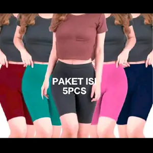 PAKET 5PCS 50RIBU SHOT BAHAN SPANDEK JERSEY KUALITAS PREMIUM Wanita