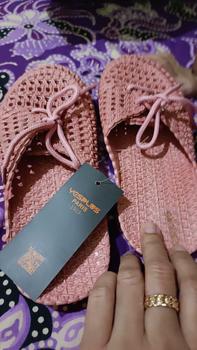 Product Review of [YESPLUS] PY132 Sandal Selop Wanita Flat Jelly Import Fashion Model Tali Rajut Terbaru from F**a M**a 0