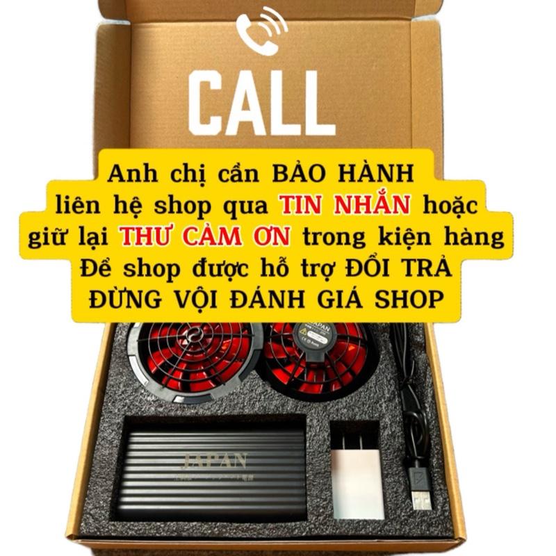 Pin 25V(sạc dự phòng) và Sạc lẻ áo điều hoà-sạc dự phòng: 1 pin+1 sạc, 25V/98000mAh , 12-14 tiếng 1