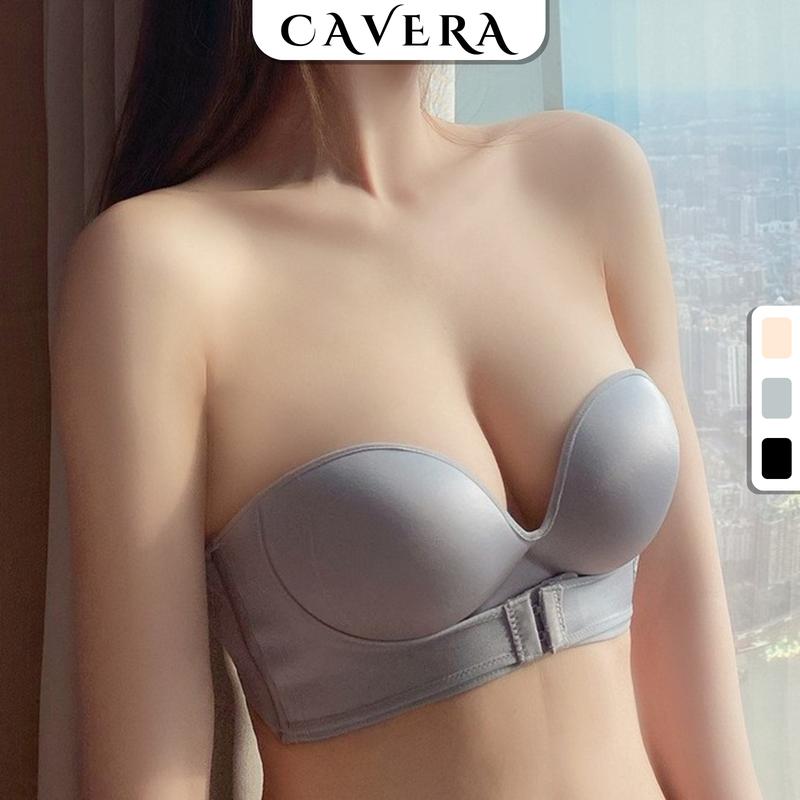 Áo ngực chống xệ, Áo lót nữ đúc su không gọng chống tuột mặc hở vai nâng độn ngực tạo khe phù hợp cho quả vừa to hoặc bị chảy xệ A336 Bra