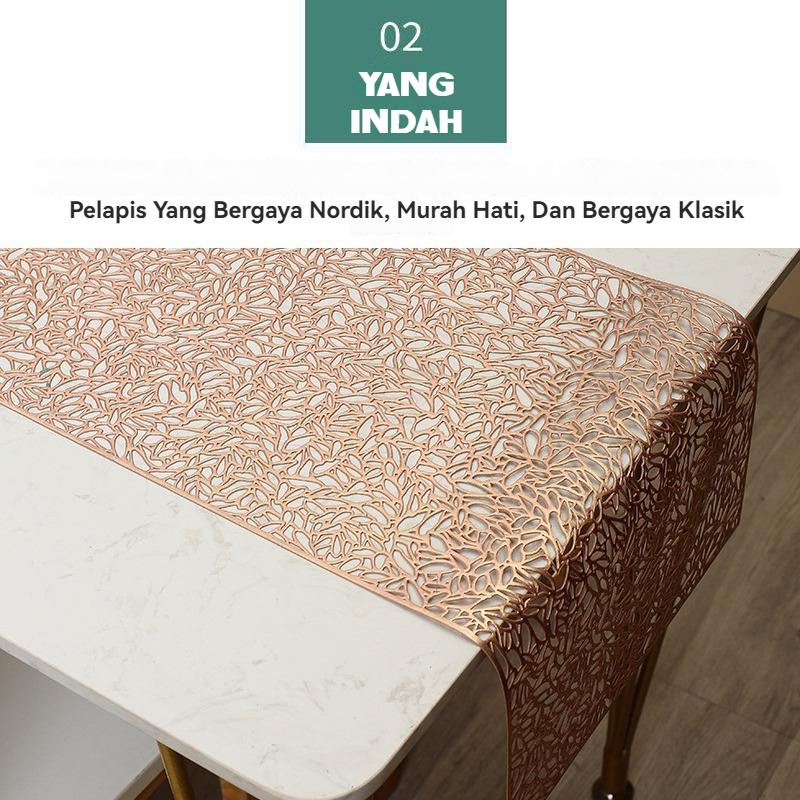 "Taplak Meja Tamu Besar dengan Insulasi Anti Panas dan Tahan Air, Bendera PVC Tikar Barat Kualitas Tinggi"