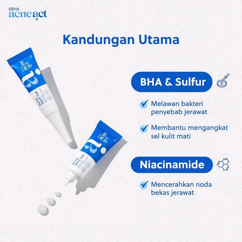 ERHA AcneAct Acne Spot Gel 10g - Gel Totol  Berjerawat 2