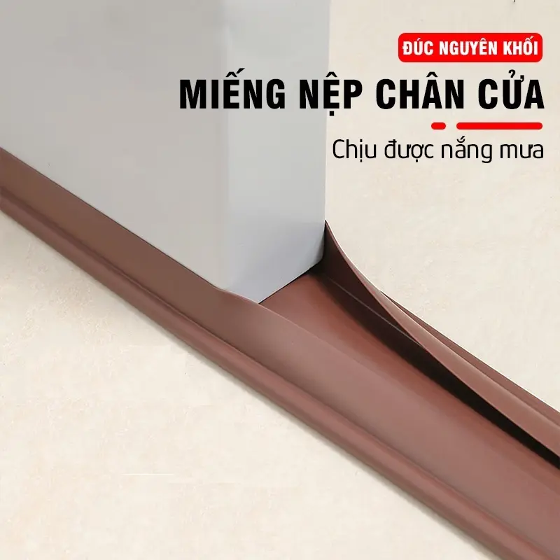 Ron Silicon Dài 96cm [4 màu] - Chắn Cửa Ngăn Côn Trùng, Bụi Bẩn, Cách Âm, Ngăn Gió Điều Hòa