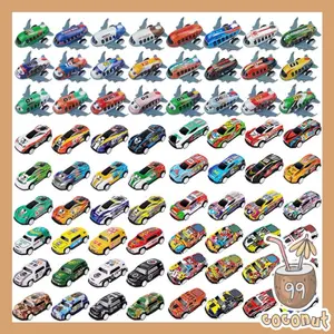 Mainan Anak Diecast Mobil Mini Bahan Alloy Racing SUV Pickup Pesawat Pullback