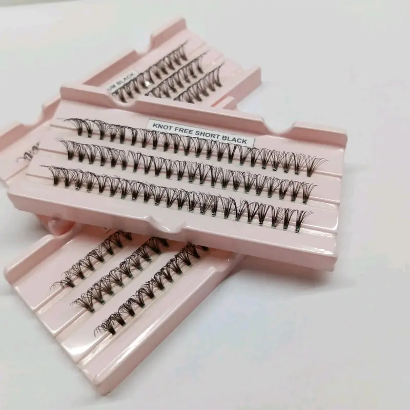 Bulu mata knot free super lentik Tebal bulu mata latina fake lashes bulumata anime wispy eyelashes Mempercantik tanpa lem bulu mata dan lem buluma tamurah eyelash nya satu paket extension 1