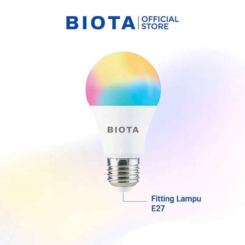 BIOTA Smart Light Bulb - Wi-Fi IoT Home Automation 3
