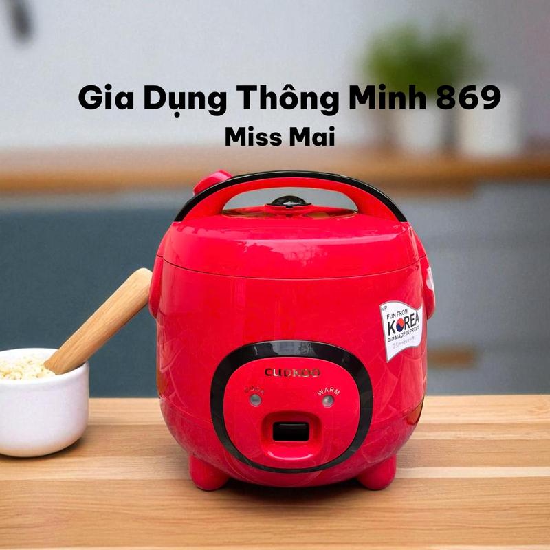  Miss Mai Gia Dụng Thông Minh 869 Nồi Cơm Điện CUDKOO Hàn Quốc 1L 2L 1.8L 2.2L Lòng Chống Dính Bảo Hành 12 Tháng Noicomdien Mini Cao Cấp 