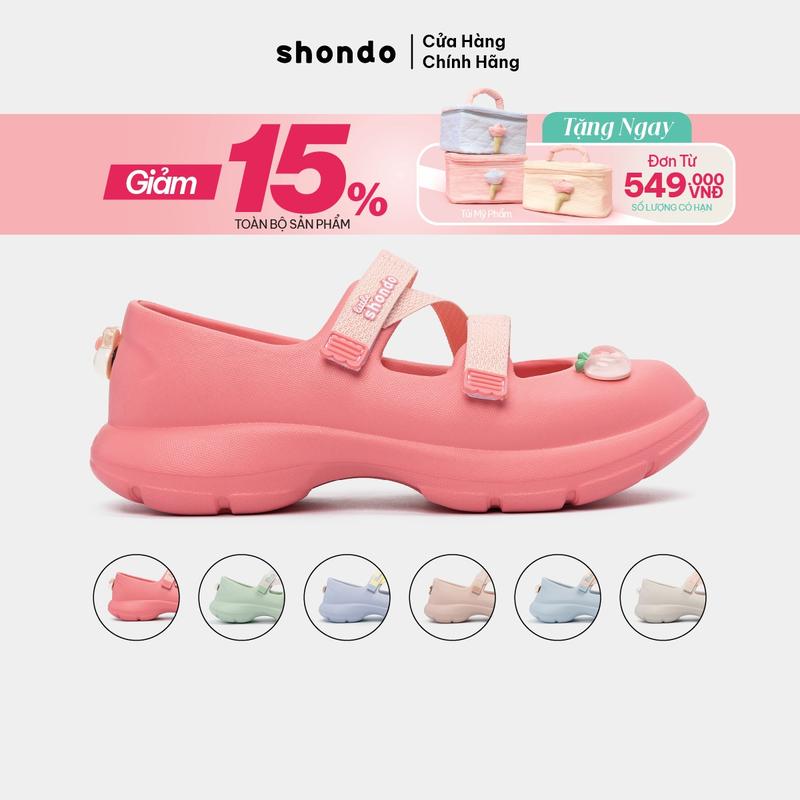 Giày Ballet Sneaker Bé Gái Little Dreamie Shondo Nhiều Màu