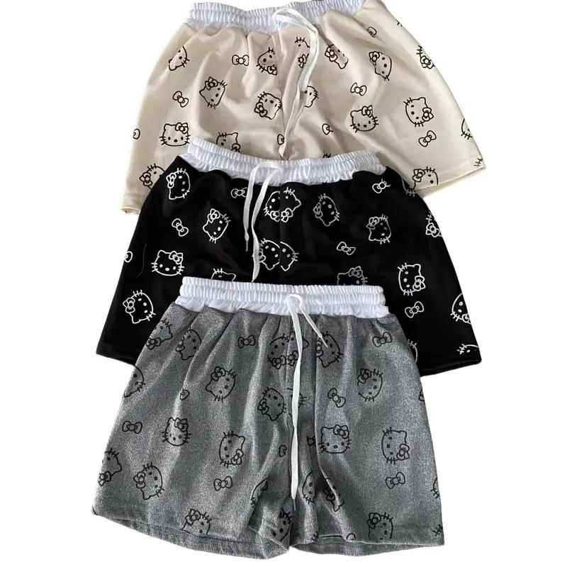  Combo 2 quần short nữ hello kitty cạp phối 38-58 kg Nữ Voi 