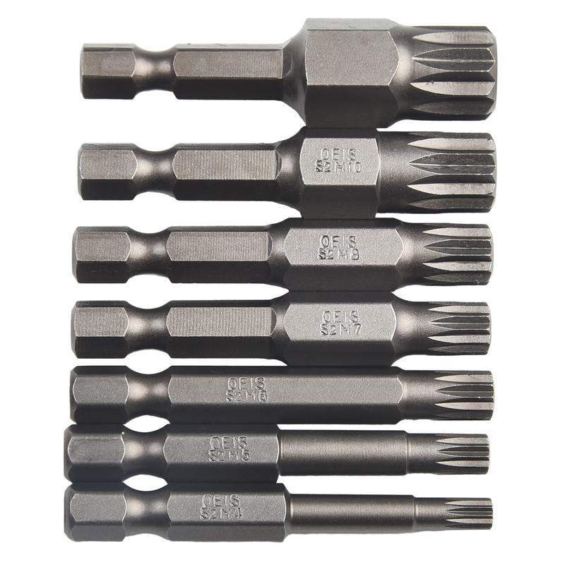 Screwdriver Bits High Hardness Silver Torx 12 Point 7pcs/set - TikTok ...
