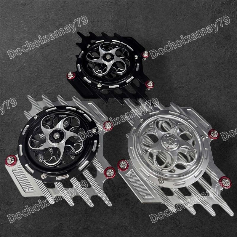 Che Két Nước + Quạt Tản Nhiệt CNC 3D Nhôm Nguyên Khối Gắn AB Vario Click 125 150 2 VAL – Full Ốc Salaya Long Đền Đỏ