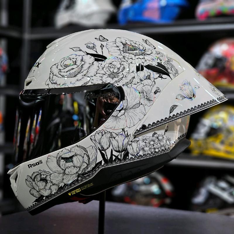 Original Rsmorax R50s Pro Blossoms Full Face Helmet TikTok Shop