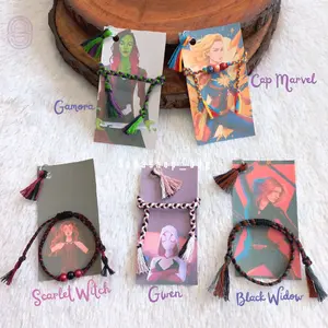 1 PCs/1 Buah Gelang Karakter Tali Serut Handmade - Model Bracelets