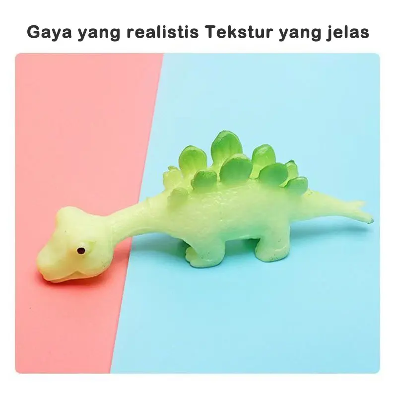 Slingshot Dinosaur Fun Toy Finger Dart Launching Little Dinosaur Decompression Softrubber 4