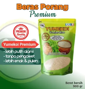 YUMEKOI Beras Porang Shirataki Instan Premium Murah Putih Alami Tanpa Pengawet