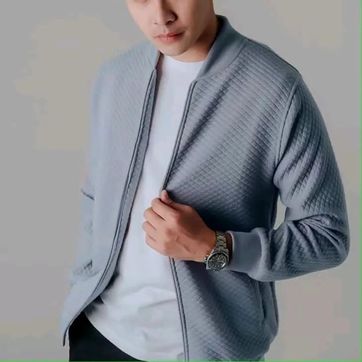 Jaket Comfy Pria-wanita Bahan Cotton Diamond GRM/280