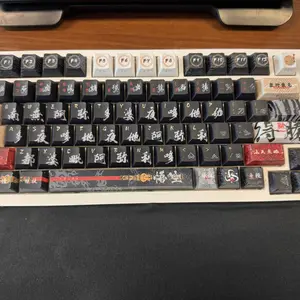 Titan Nation Black Myth Wukong Full Set 130 Keys Keycaps PBT