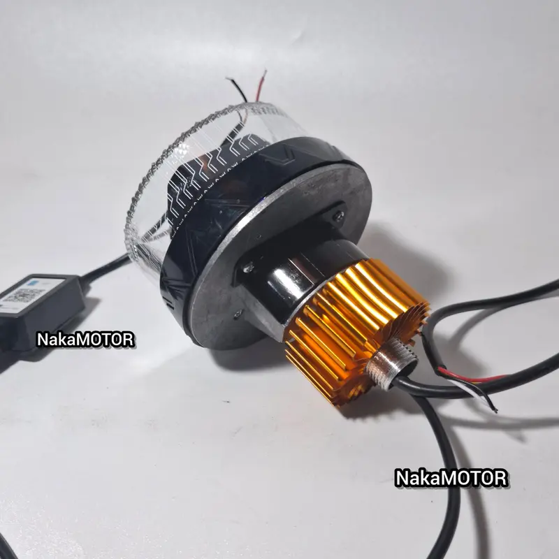 IBRIGHT Lampu Utama Projie Biled Matrix ZE2XB Shroud RGB APP Plus Devil Eye Body Black Original 2