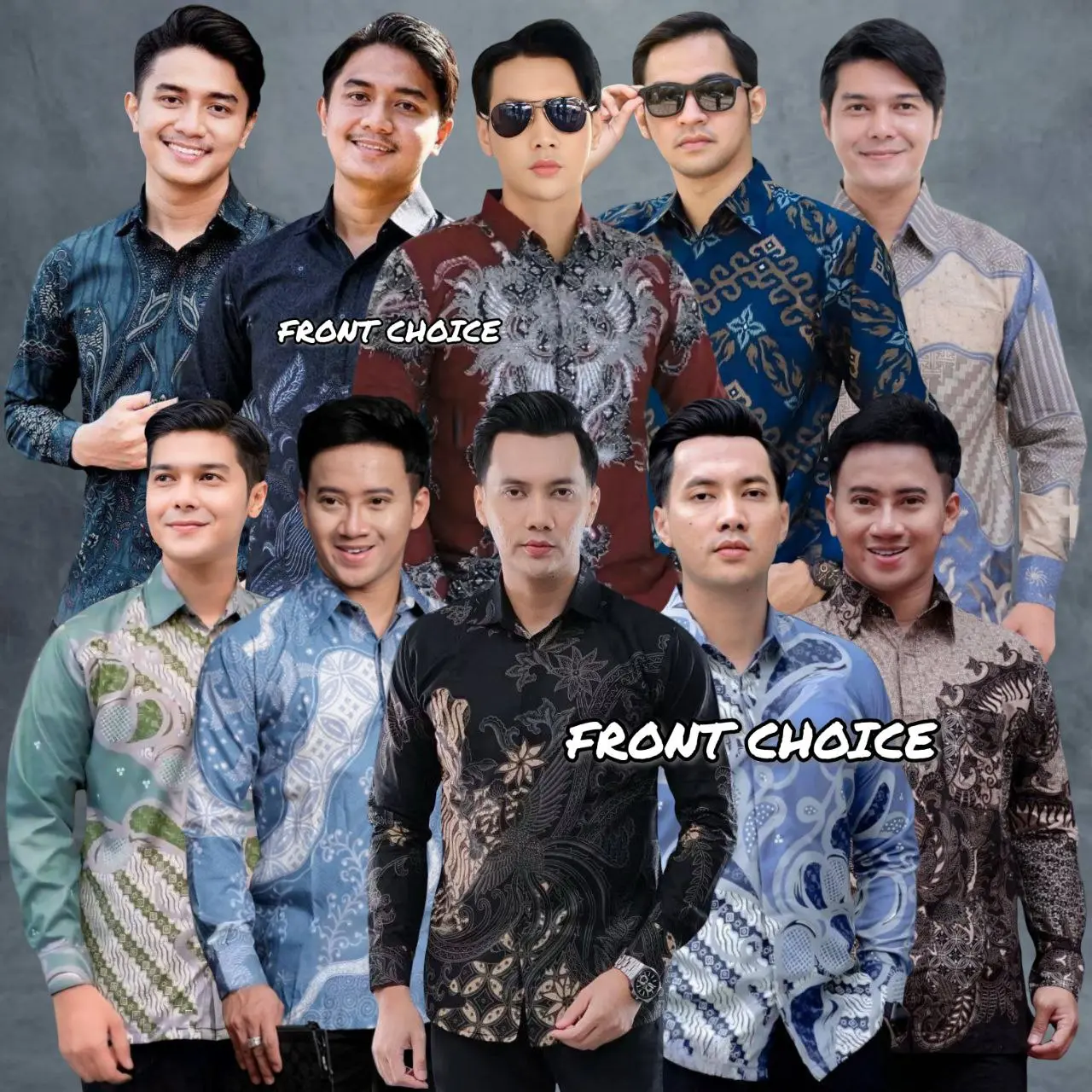 FRONT CHOICE - KEMEJA BATIK LENGAN PANJANG KEMEJA BATIK PRIA BATIK COWOK BATIK BERKUALITAS SERAGAM NIKAH BATIK KANTOR BATIK TERMURAH TERLARIS BATIK