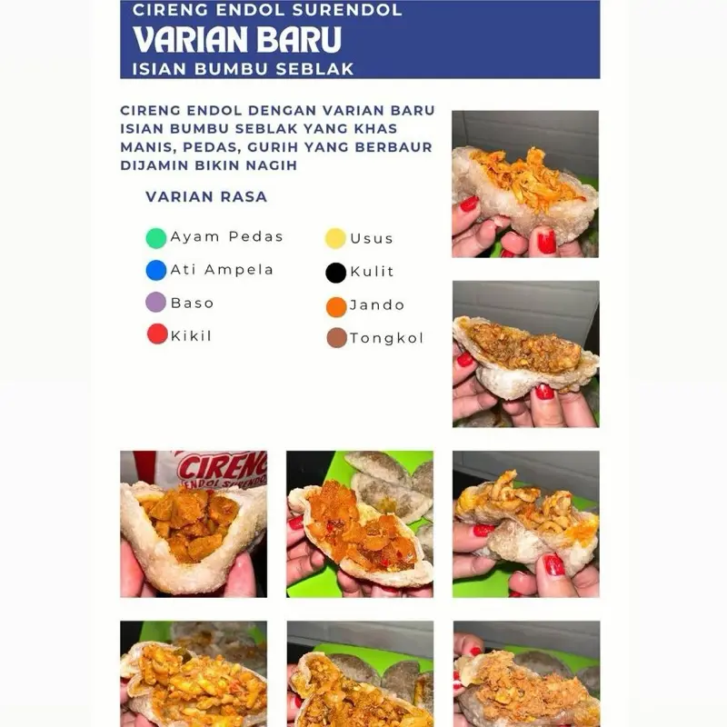 CIRENG ENDOL VARIAN BUMBU SEBLAK ECER