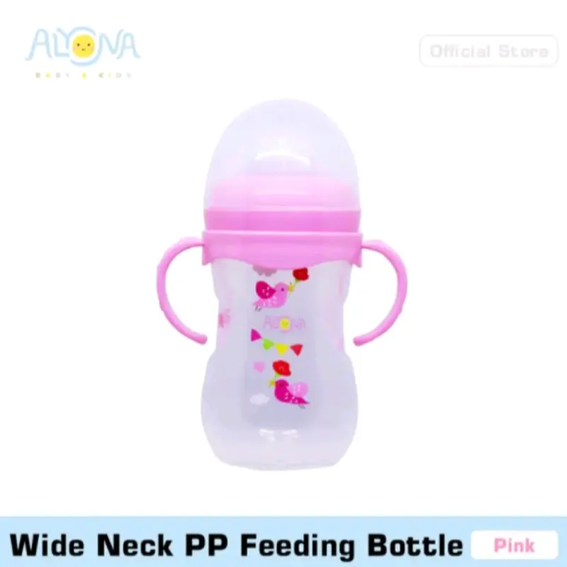 Wide Neck PP Baby Feeding Bottle AL-015 Handie 240ml 2
