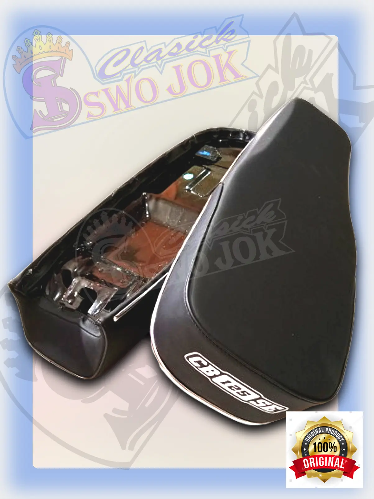 jok cb125se kulit halus - sablon cb125se 1 set tinggal pasang Motor