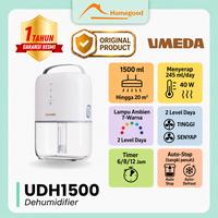 Gambar UMEDA Dehumidifier Ruangan Kamar Lembab Serap Air Portable UDH1500 dari Homegood.id Kota Administrasi Jakarta Barat 1 Tokopedia