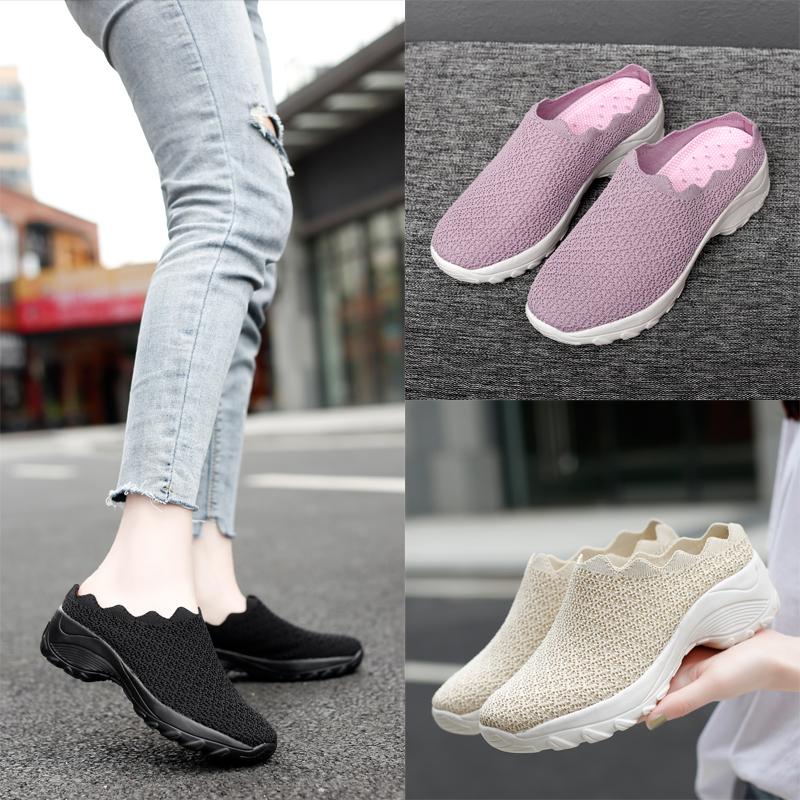 Product Introduction of FOKU Sepatu Slop Santai Wanita Slip On Sneakers Korea Terbaru 56