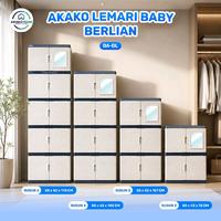 Gambar AKAKO - LEMARI PAKAIAN ANAK PLASTIK AKAKO BABY "BERLIAN" SUSUN 3 /KODE: BA-BL - PAKAI KACA dari AKAKOOFFICIALSHOP Kota Tangerang 5 Tokopedia