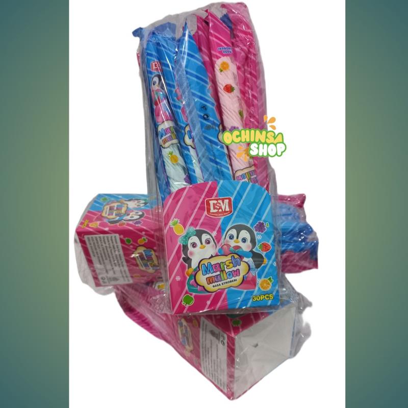 Product Introduction of Marshmallow Dipay Pinguin Isi 30pcs 1