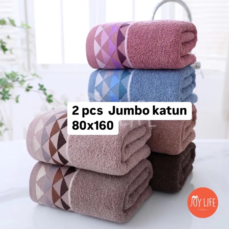 2 PCS HANDUK SARANG LEBAH JUMBO 80x160 new arrival Bathroom Handuk 0