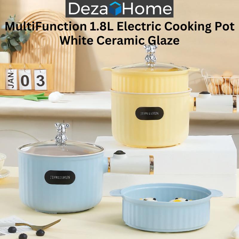 Multifunction 1.8L Ceramic Electric Cooker Pot Non Stick Ric - TikTok ...