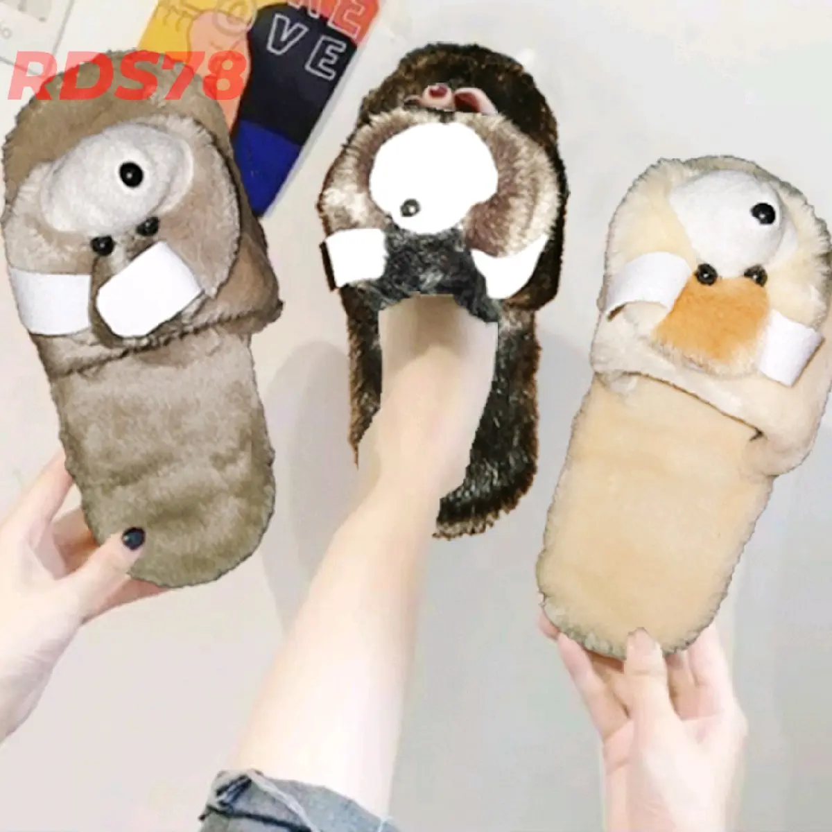Sandal anak bulu boneka import Fashion Fashion Kaki