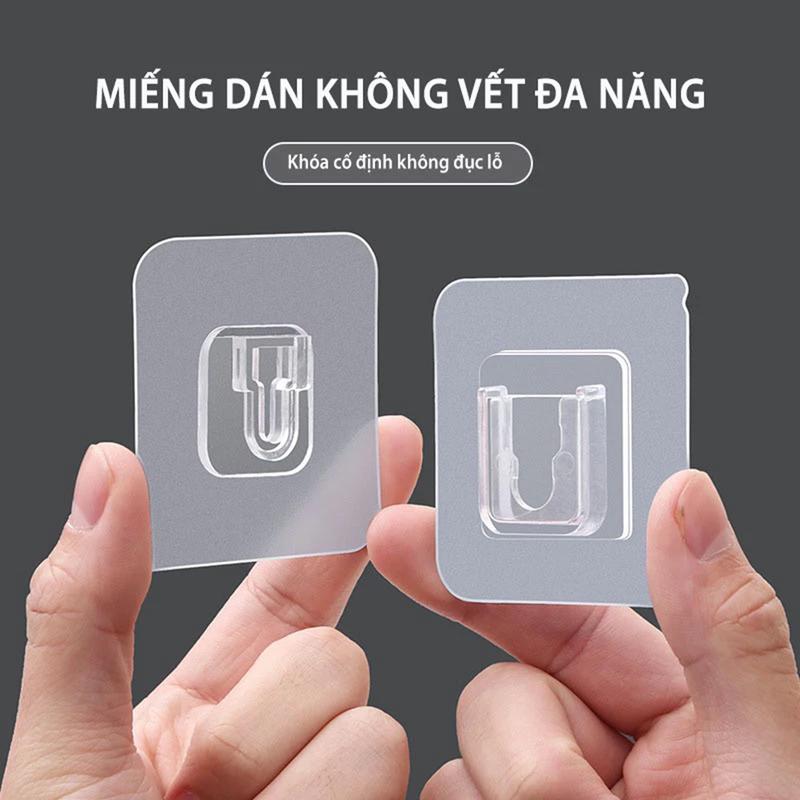  Set 3 Cặp Miếng Dán Chữ U Siêu Dính Miếng Dán Tường Chữ U Móc Dán Tường Dự Phòng Không Vết Đa Năng Khoá Cố Định Không Đục Lỗ 