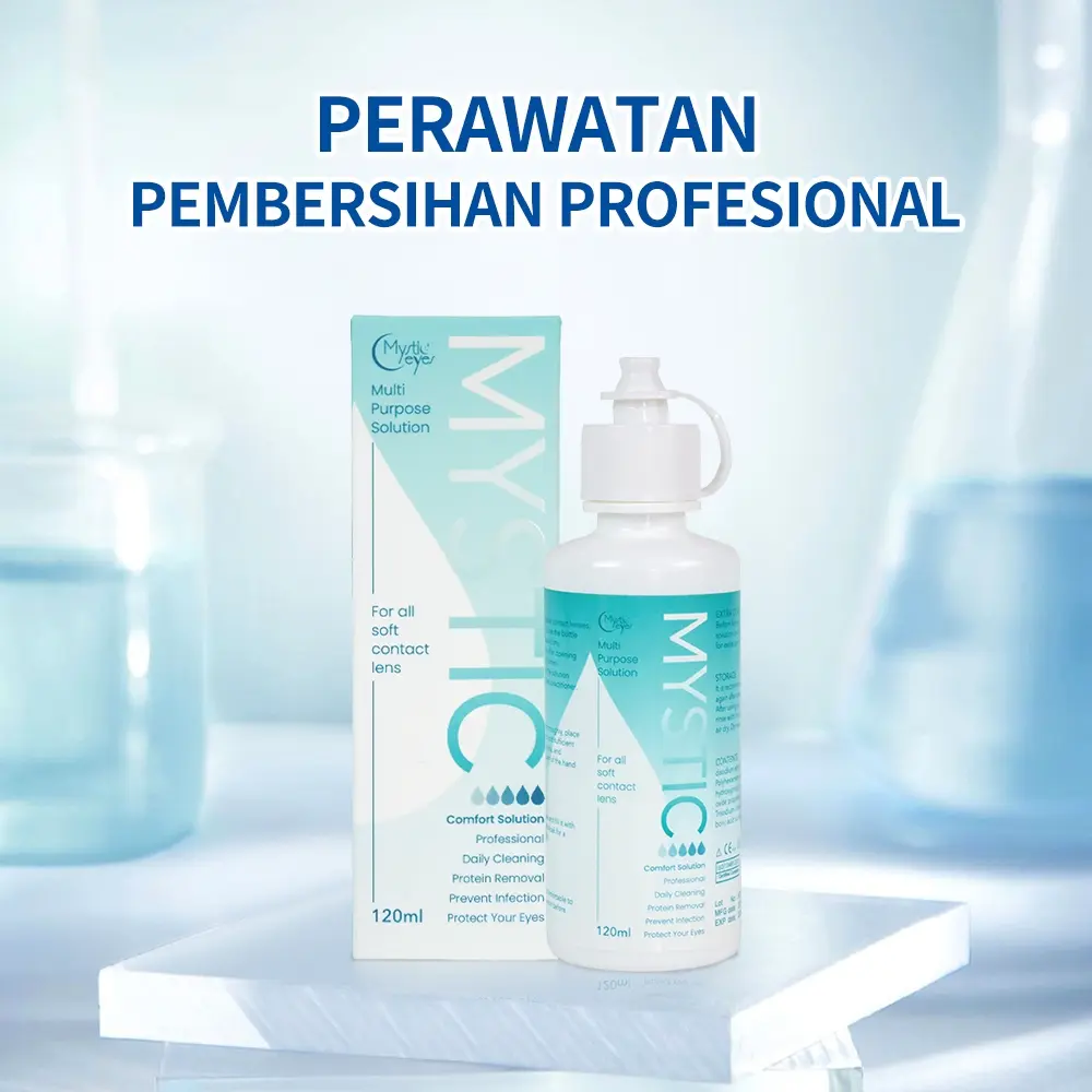 Mysticeyes Cairan Softlens Comfort Air 60ML/120ML Pembersih Contact Lens Solution Lensa Perawatan