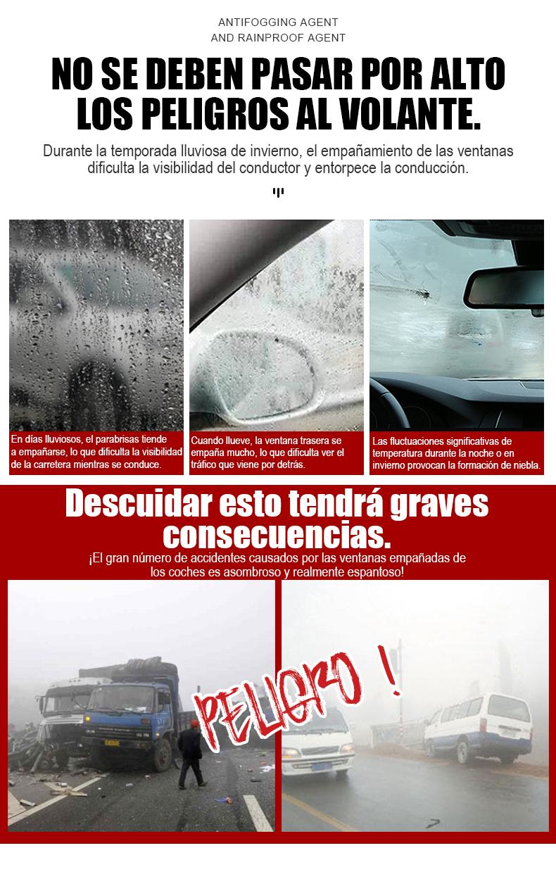 "XUMTOM Protector Antivaho | Ideal para parabrisas, cascos, gafas de seguridad, lentes y vidrios en casa | ¡Indispensable para la temporada de lluvias, visión clara, conducción más segura!"