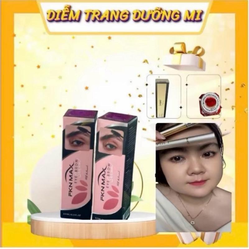 combo 2 cây serum dưỡng chân mày FKN dung tích 3ml nam nữ su dụng được tặng 1 dưỡng môi colagen