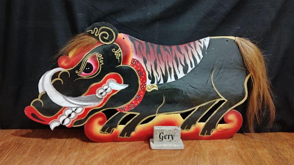 Celeng kulit sapi Asli Motif Macan, Celeng srenggi