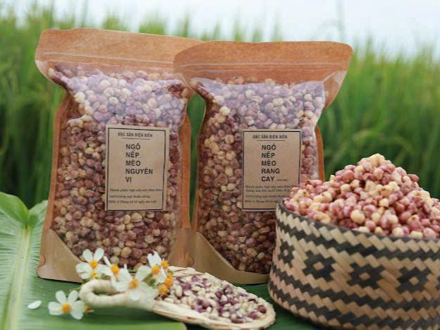  500g Ngô nếp mèo nguyên vị rang cay - Sản phẩm chất lượng 