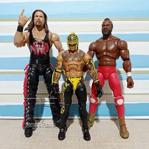 ACTION FIGURE WWE WRESTLING ALL STAR - JOHN CENA - THE ROCK MATTEL