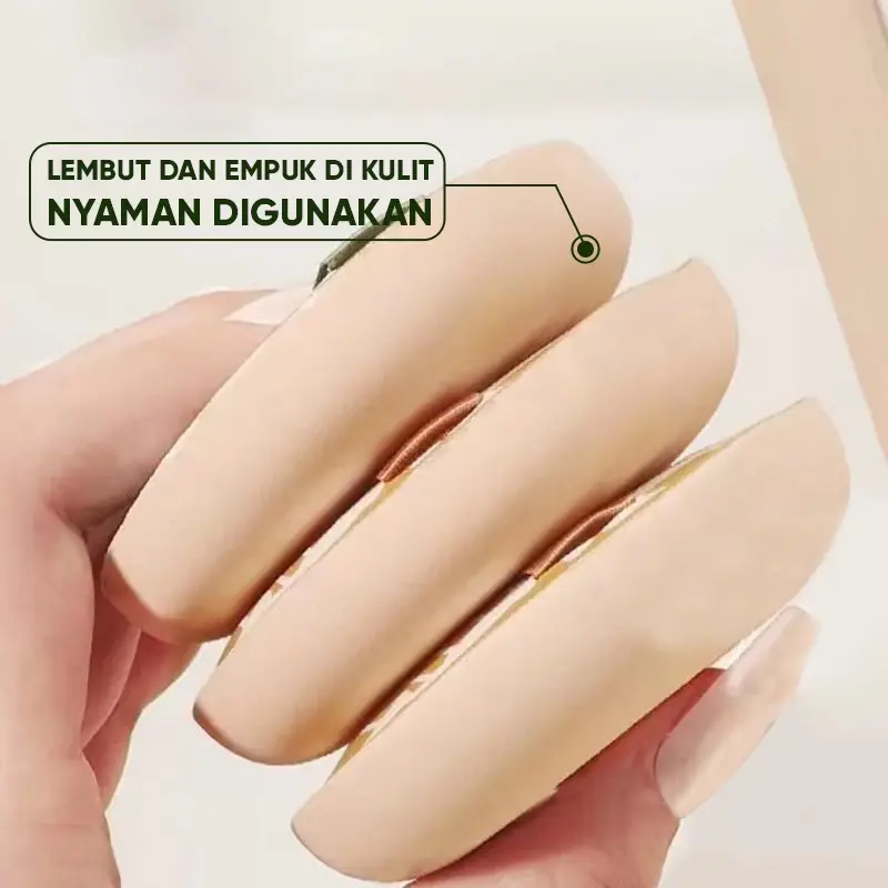 Puff Sponge Bedak Cair Spons Foundation Wajah Profesional Ekstra Besar Ekstra Tebal 7cm Lembut Dan Alami Blender sponge lokal 5